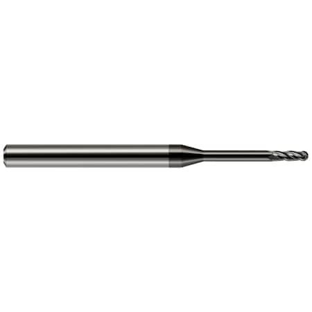 Harvey Tool Miniature End Mill - 4 Flute - Ball 76831-C4